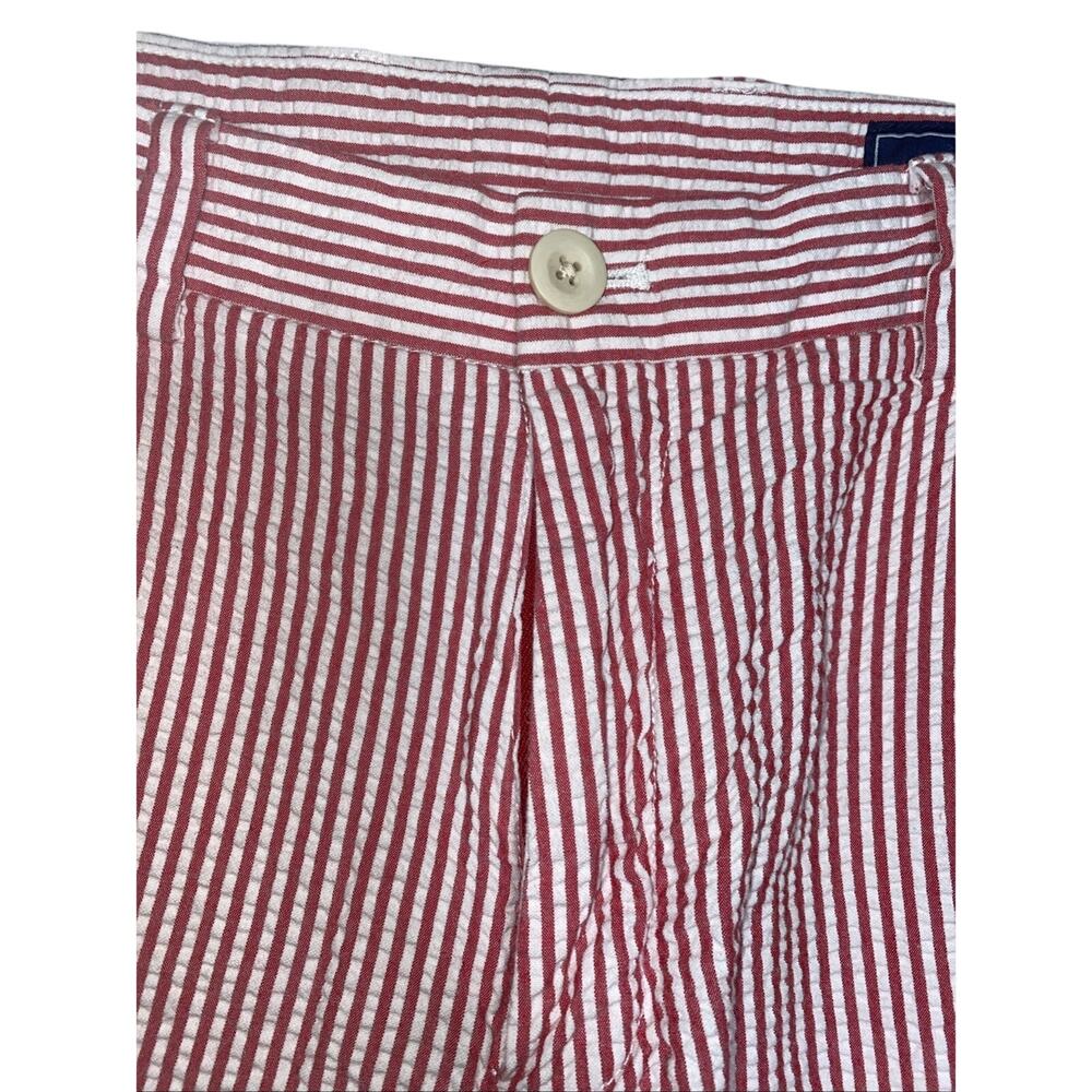 Vineyard Vines Red White Striped Seersucker Breaker Shorts Men’s Size 30 - Picture 3 of 7